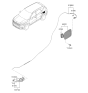 Diagram for Kia Seltos Fuel Door Release Cable - 81590Q5000