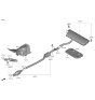 Diagram for 2024 Kia Seltos Exhaust Heat Shield - 28795Q5000