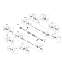Diagram for 2022 Kia Seltos Axle Shaft - 49600Q5000