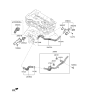 Diagram for Kia Seltos Thermostat - 255002E085