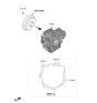 Diagram for 2023 Kia Seltos Transmission Assembly - 480002H353