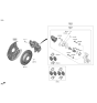 Diagram for 2021 Kia Seltos Brake Backing Plate - 58390Q5300