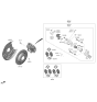 Diagram for 2024 Kia Seltos Brake Caliper Bracket - 58210Q5200