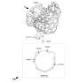 Diagram for 2023 Kia Seltos Transmission Assembly - 430F02D008