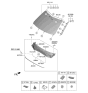 Diagram for Kia Windshield - 86111Q5AF0