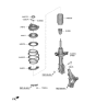 Diagram for Kia Shock Absorber - 54650Q5200