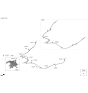 Diagram for 2022 Kia Seltos Parking Brake Cable - 59770Q5000