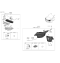 Diagram for 2024 Kia Seltos Light Control Module - 92180Q5210