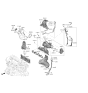 Diagram for Kia EGR Valve - 394002B280