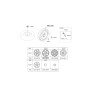 Diagram for 2022 Kia Seltos Spare Wheel - 52910Q5200