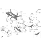 Diagram for 2017 Kia Niro Axle Beam Mount - 55290G2100