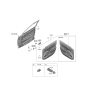 Diagram for Kia Seltos Power Window Switch - 93571Q5100