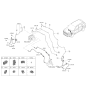 Diagram for 2024 Kia Seltos Brake Line - 58732Q5000