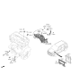 Diagram for 2023 Kia Seltos Oxygen Sensor - 392102E421