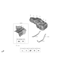 Diagram for Kia Seltos Fuel Tank Strap - 31210Q5000