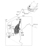 Diagram for 2016 Kia Sportage Washer Pump - 985102W500