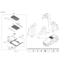 Diagram for 2021 Kia Seltos Sunroof - 81630Q5000