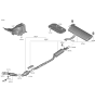 Diagram for 2023 Kia Seltos Exhaust Heat Shield - 28795Q5500