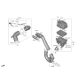 Diagram for 2021 Kia Seltos Air Filter Box - 28110Q5350