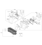 Diagram for 2020 Kia Soul Cup Holder - 89940K0000WK