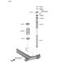 Diagram for 2020 Kia Niro EV Shock And Strut Mount - 55310M6000