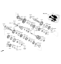 Diagram for Kia Forte Input Shaft Bearing - 4325323200