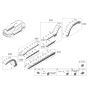 Diagram for 2024 Kia Seltos Door Moldings - 87731Q5000