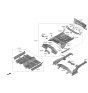 Diagram for 2021 Kia Seltos Floor Pan - 65100Q5000