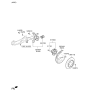 Diagram for Kia Seltos Brake Backing Plate - 58243Q5200