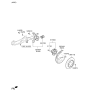 Diagram for 2023 Kia Soul Control Arm Bolt - 545612B000