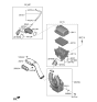 Diagram for 2023 Kia Seltos Air Intake Coupling - 28210Q5100