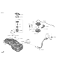 Diagram for 2023 Kia Seltos Fuel Pump - 31111C9000