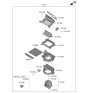 Diagram for 2023 Kia Seltos Blower Motor - 97100Q5280