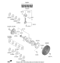 Diagram for Kia Seltos Flywheel - 232002B600