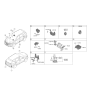 Diagram for Kia Seltos Air Bag Sensor - 95920M6150