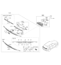 Diagram for 2023 Kia Seltos Tailgate Handle - 81820Q5000