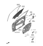 Diagram for Kia Seltos Window Motor - 82450Q5000