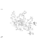 Diagram for Kia EGR Vacuum Solenoid - 283242G200