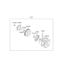 Diagram for Kia Forte Koup A/C Clutch - 976411M130