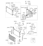 Diagram for 2009 Kia Forte Koup Fan Motor - 253861M120