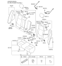 Diagram for 2011 Kia Forte Koup Seat Cushion - 891001M030AFV