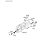 Diagram for 2013 Kia Forte Door Handle - 826511M050