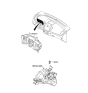 Diagram for Kia Speedometer - 940011M121