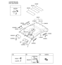 Diagram for 2010 Kia Forte Koup Sun Visor - 852101M3008O