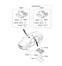 Diagram for 2012 Kia Forte Koup Interior Light Bulb - 928511M000