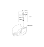 Diagram for 2013 Kia Forte Vehicle Speed Sensor - 4651039100
