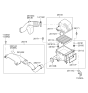 Diagram for Kia Forte Koup Air Intake Coupling - 282101M400