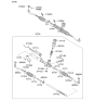 Diagram for Kia Forte Rack And Pinion - 577001M600