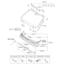 Diagram for 2011 Kia Forte Koup Windshield Washer Nozzle - 986301M100