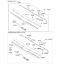 Diagram for 2009 Kia Forte Tailgate Handle - 812601M000